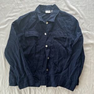 Chico’s 100% Linen button up top
